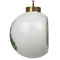Basketball Ceramic Christmas Ornament - Xmas Tree (Side View)