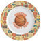 Basketball Ceramic Plate w/Rim