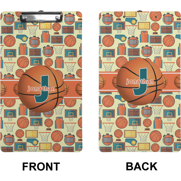Basketball Clipboard (Legal) (Front + Back)