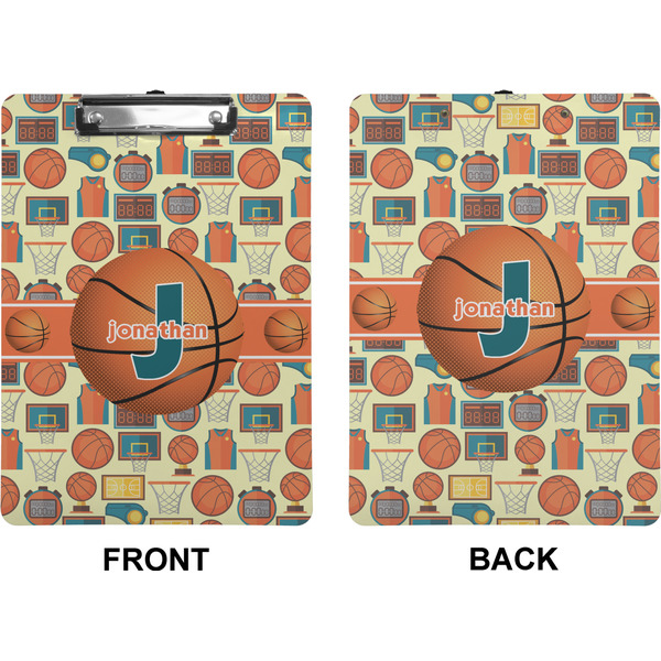 Basketball Clipboard (Letter) (Front + Back)