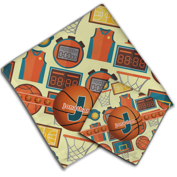 Basketball Cloth Napkins - Personalized Lunch & Dinner (PARENT MAIN)