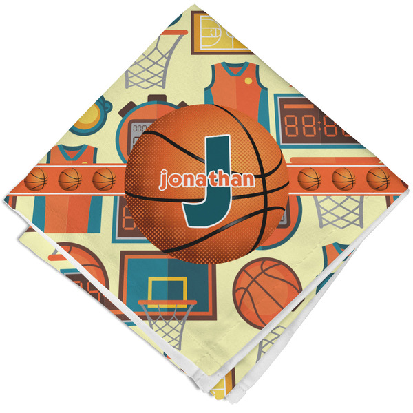 Custom Basketball Cloth Napkin w/ Name or Text