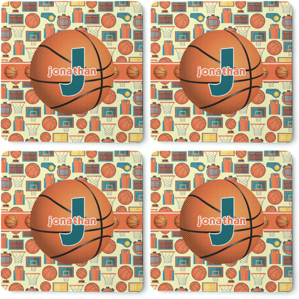 Basketball Coaster Rubber Back - Apvl