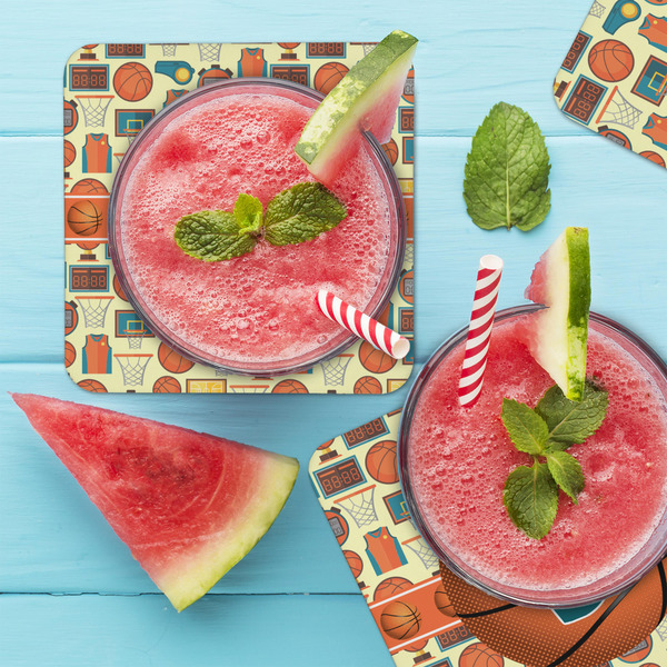 Basketball Coaster Set - LIFESTYLE