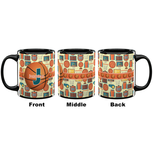 Basketball Coffee Mug - 11 oz - Black APPROVAL