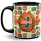 Basketball Coffee Mug - 11 oz - Full- Black