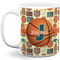 Basketball Coffee Mug - 11 oz - Full- White