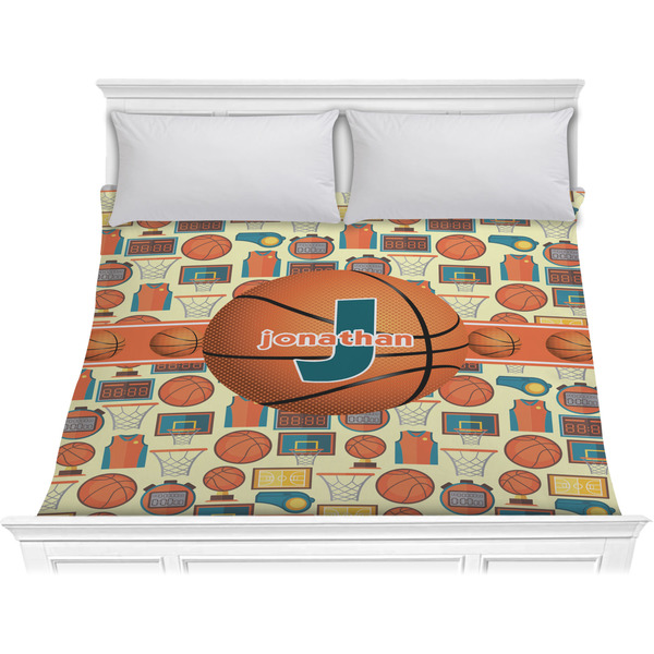 Custom Basketball Comforter - King (Personalized)