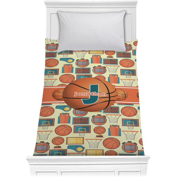 Custom Basketball Comforter - Twin (Personalized)
