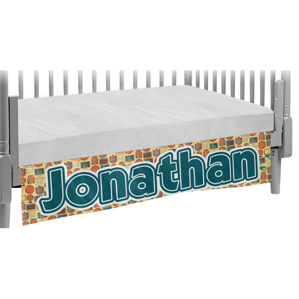 Custom Basketball Crib Skirt (Personalized)