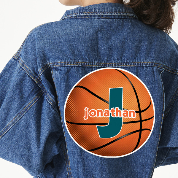 Custom Basketball Twill Iron On Patch - Custom Shape - 3XL (Personalized)