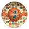 Basketball DecoPlate Oven and Microwave Safe Plate - Main