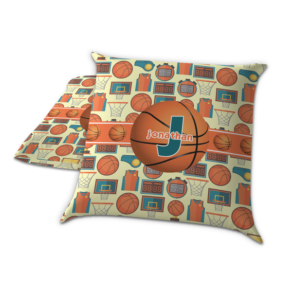 Basketball Decorative Pillow Case - TWO