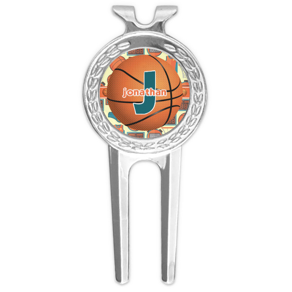 Custom Basketball Golf Divot Tool & Ball Marker (Personalized)
