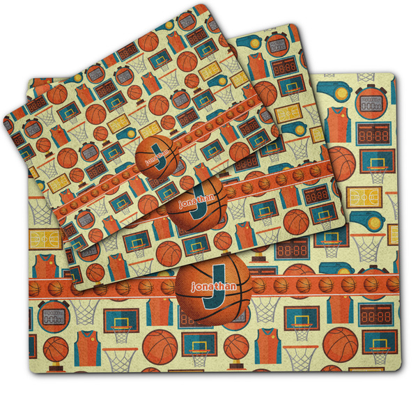 Basketball Dog Food Mat - MAIN (sm, med, lrg)