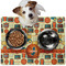 Basketball Dog Food Mat - Medium LIFESTYLE