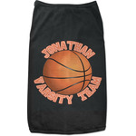 Basketball Black Pet Shirt - 2XL (Personalized)