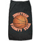Basketball Black Pet Shirt - M (Personalized)