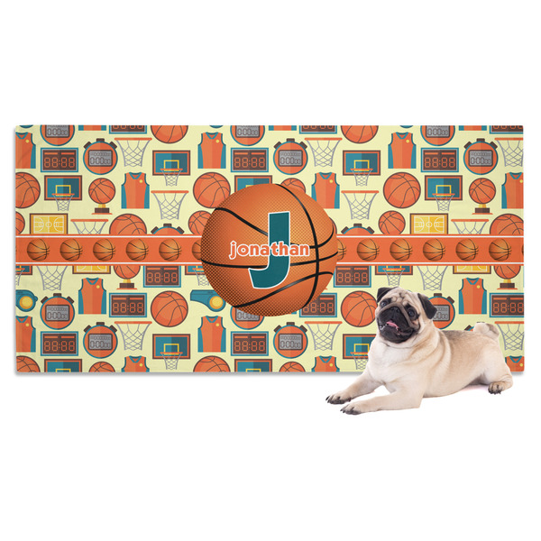 Custom Basketball Dog Towel (Personalized)