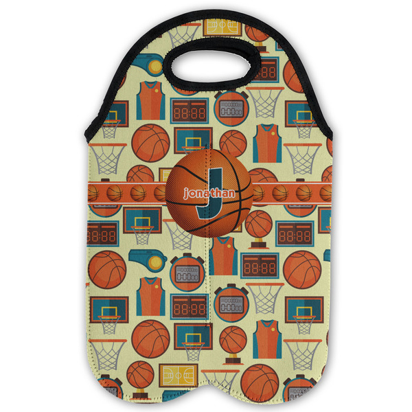 Basketball Double Wine Tote - Flat (new)