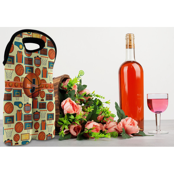 Basketball Double Wine Tote - LIFESTYLE (new)