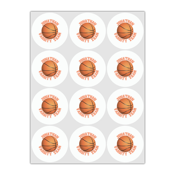 Basketball Drink Topper - Small - Set of 12