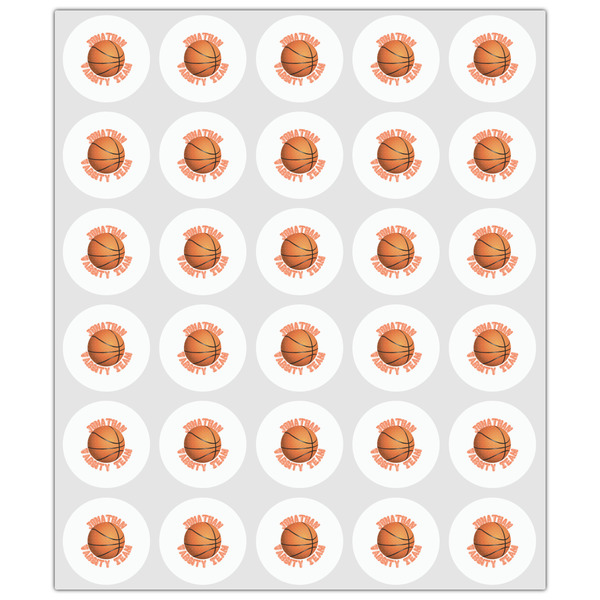 Basketball Drink Topper - XSmall - Set of 30