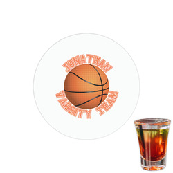Basketball Printed Drink Topper - 1.5" (Personalized)