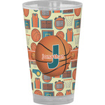 Basketball Pint Glass - Full Color (Personalized)
