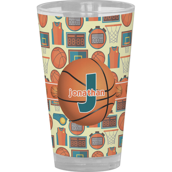 Custom Basketball Pint Glass - Full Color (Personalized)