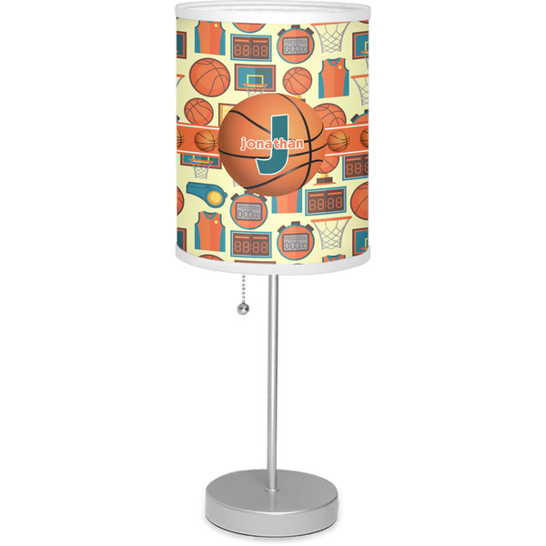 Custom Basketball 7" Drum Lamp with Shade Polyester (Personalized)