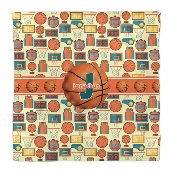 Basketball Duvet Cover - Queen - Front