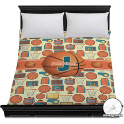 Basketball Duvet Cover - Full / Queen (Personalized)