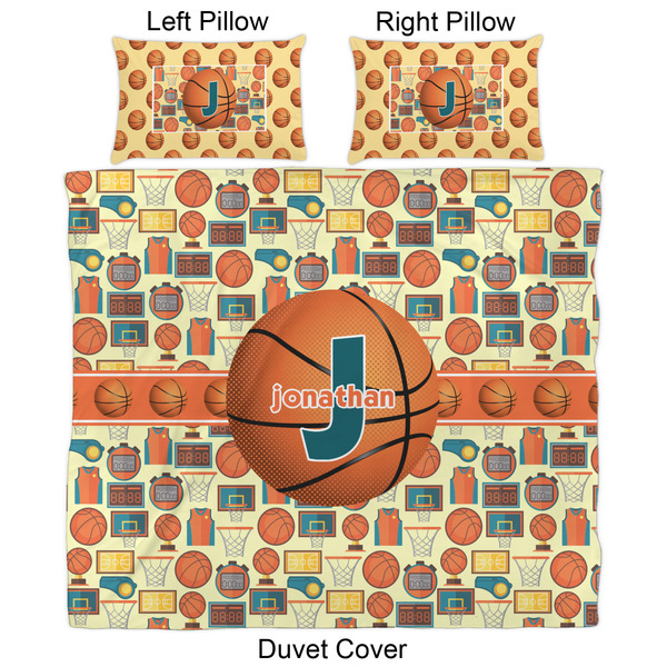 Basketball Duvet Cover Set - King - Approval