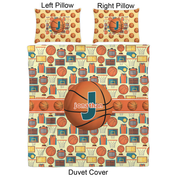 Basketball Duvet Cover Set - Queen - Approval
