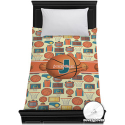 Basketball Duvet Cover - Twin XL (Personalized)