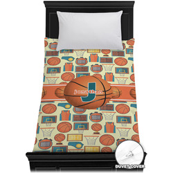 Basketball Duvet Cover - Twin (Personalized)
