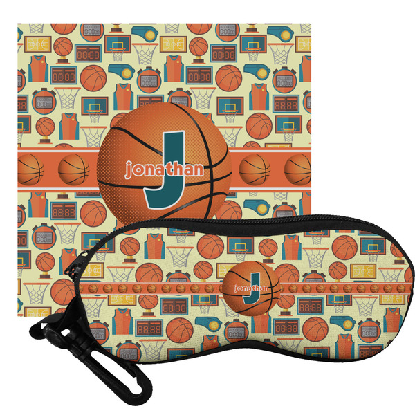 Custom Basketball Eyeglass Case & Cloth (Personalized)