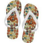Basketball Flip Flops - Small (Personalized)