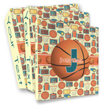 Basketball 3 Ring Binder - Full Wrap (Personalized)
