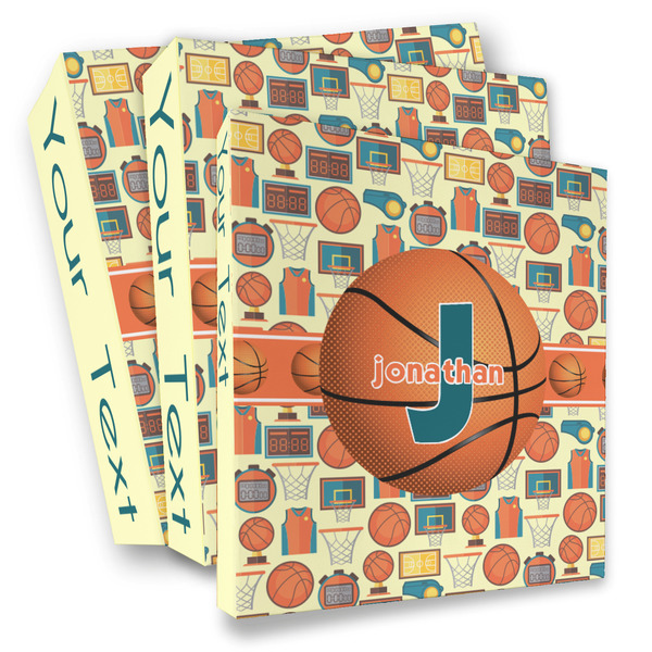 Custom Basketball 3 Ring Binder - Full Wrap (Personalized)