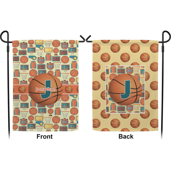 Basketball Garden Flag - Double Sided Front and Back