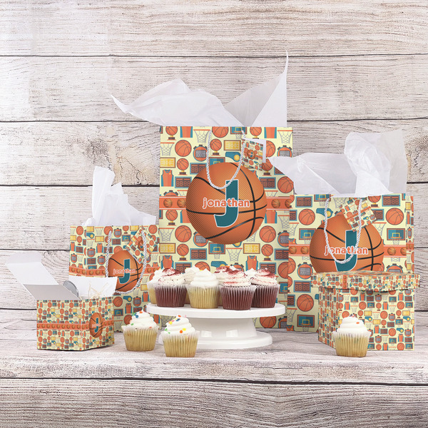 Basketball Gift Bags - In Context