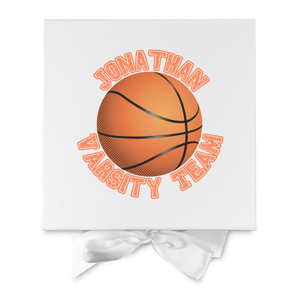 Basketball Gift Boxes with Magnetic Lid - White - Approval