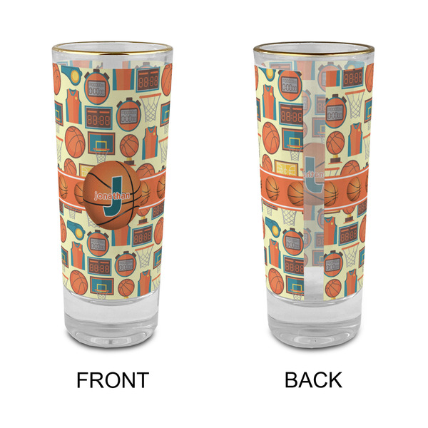 Basketball Glass Shot Glass - 2 oz - Single - APPROVAL