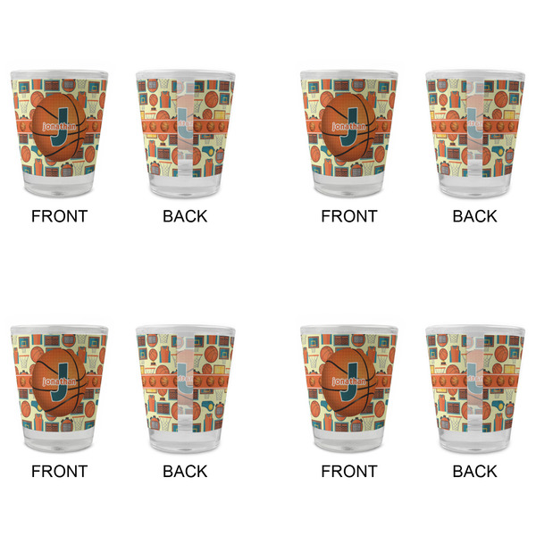 Basketball Glass Shot Glass - Standard - Set of 4 - APPROVAL