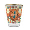 Basketball Glass Shot Glass - With gold rim - FRONT