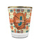Basketball Glass Shot Glass - 1.5 oz - with Gold Rim - Single (Personalized)