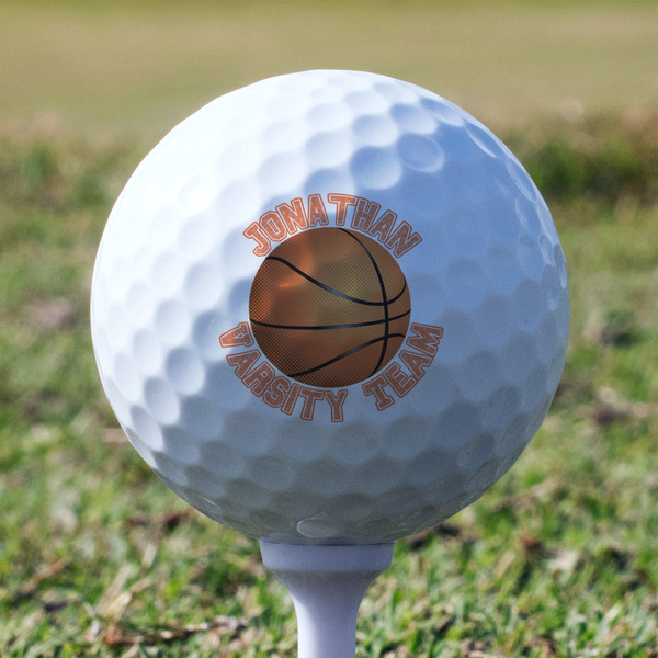 Basketball Golf Ball - Branded - Tee