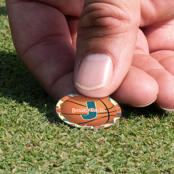 Basketball Golf Ball Marker - Hand